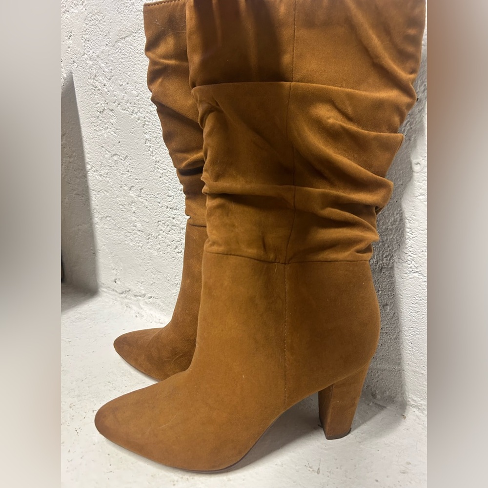 Banana Republic Brown Suede Heeled Boots